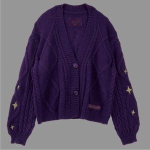 Speak Now Taylor’s version purple cardigan
